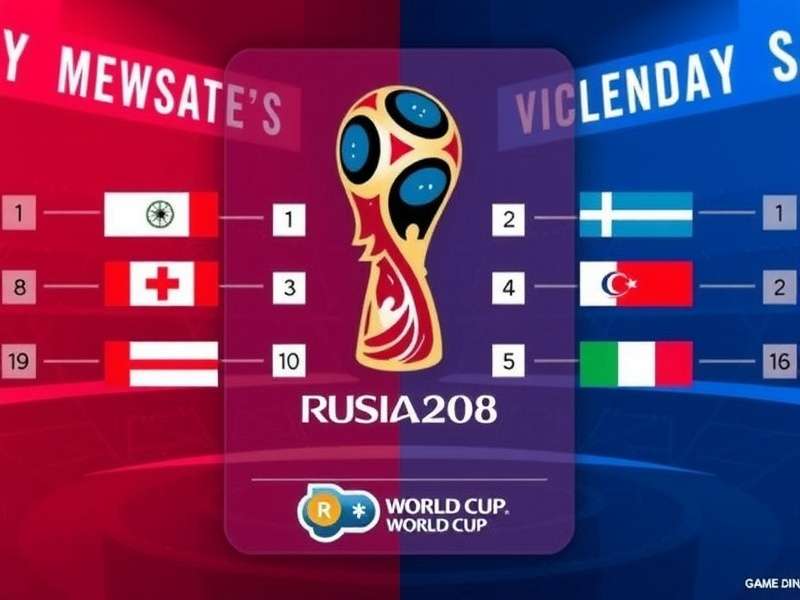 FIFA World Cup Draw Ceremony with officials drawing teams from pots