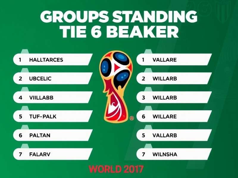 FIFA World Cup Group Stage Table on a screen