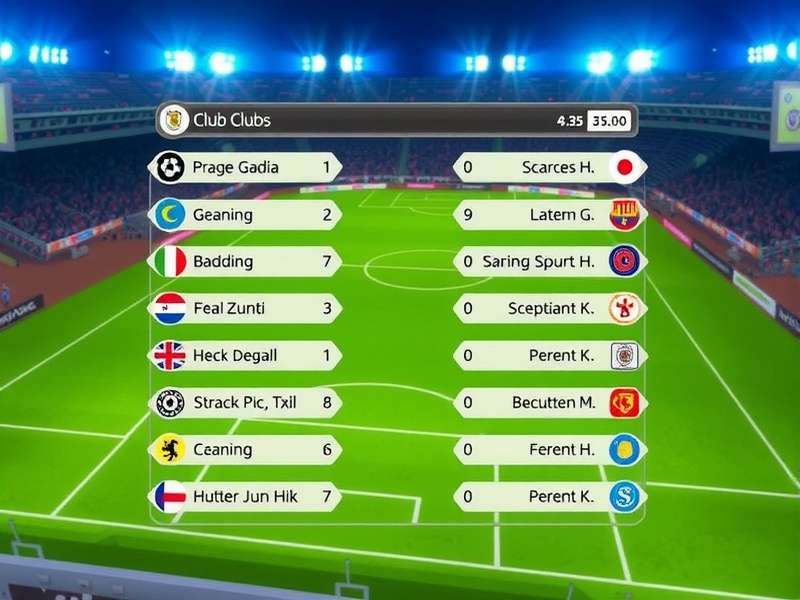 Club World Cup Groups Standings Visualization