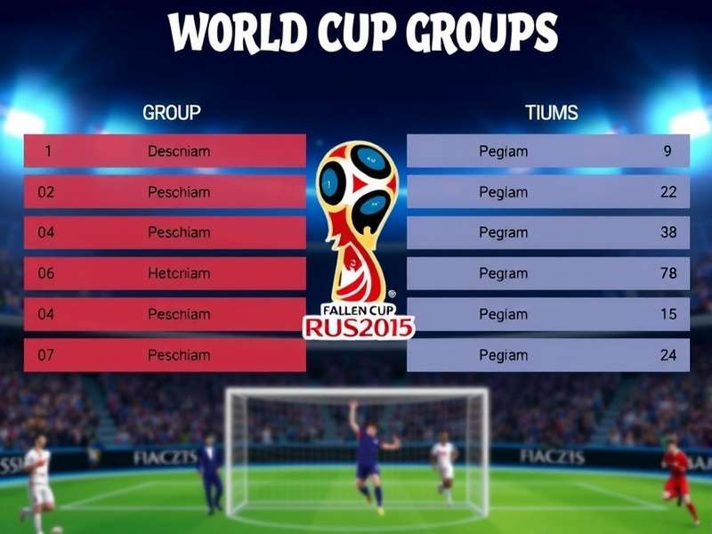 World Cup Groups tactical formation screen showing different strategies