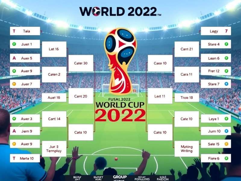 2022 World Cup Groups Printable Bracket Example