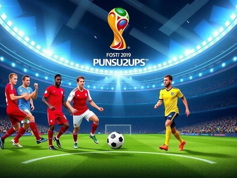 FIFA World Cup group stage draw ceremony with balls and representatives