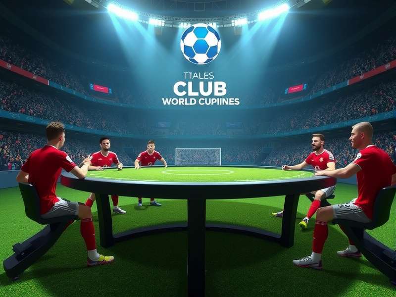 Dynamic visualization of a football group stage draw ceremony