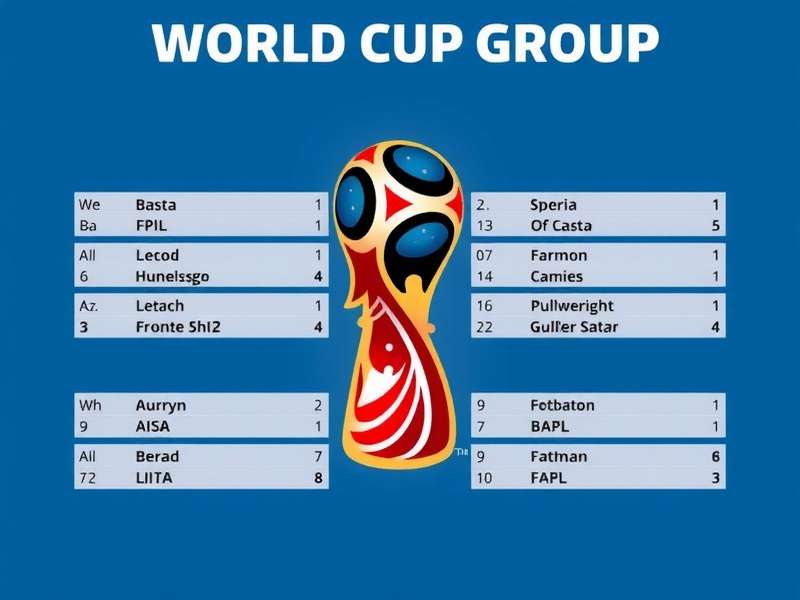 Historical World Cup groups chart showing evolution from 1930 to 2026