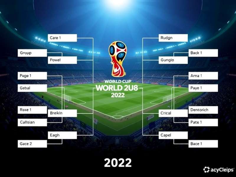 2022 FIFA World Cup Groups Bracket Printable Chart