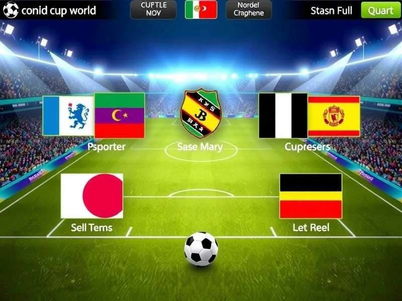 World Cup national teams lining up for group photo