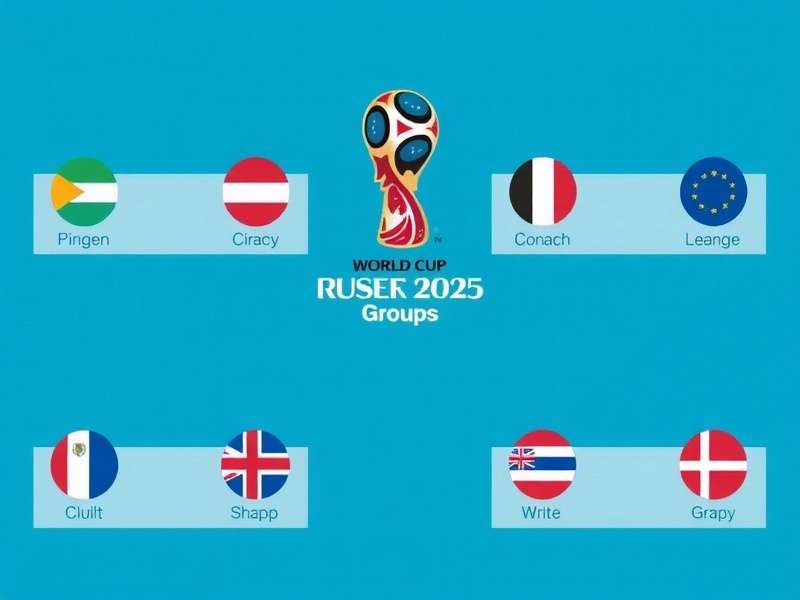 2025 Club World Cup Groups Visualization with Team Logos