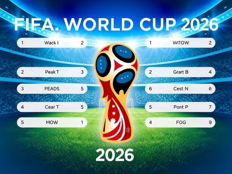 FIFA World Cup Trophy on a football pitch