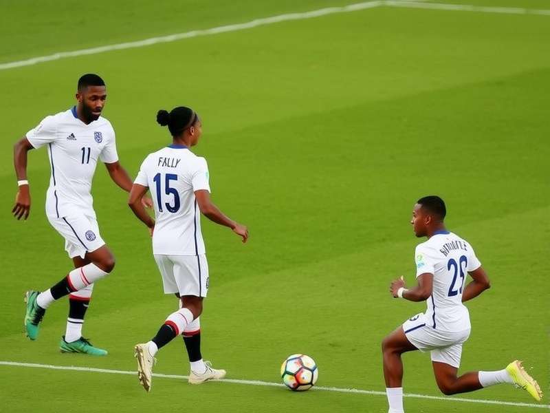 England team huddle during a World Cup match