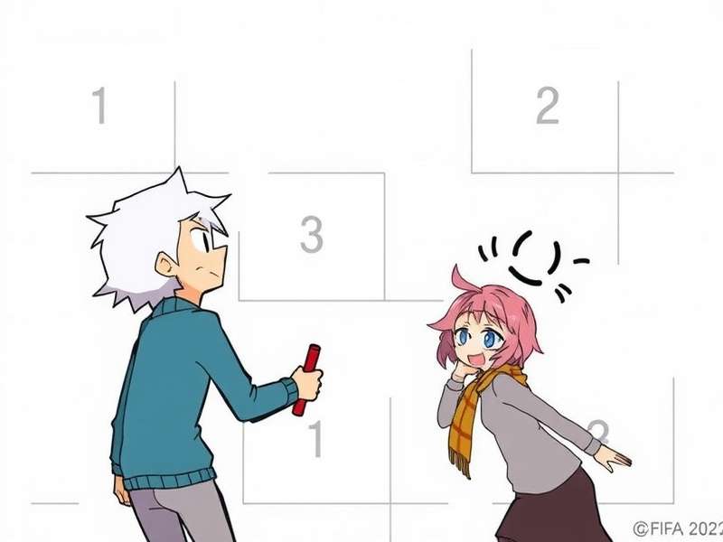 FIFA World Cup Draw Ceremony in Doha, Qatar with officials drawing team names