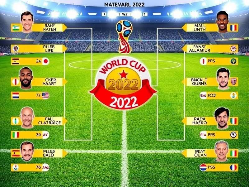 2022 World Cup group stage match in progress at Al Bayt Stadium