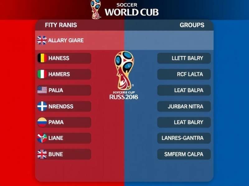 FIFA World Cup Group Stage Match in a Packed Stadium