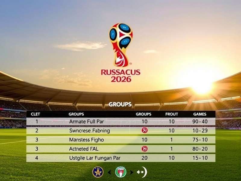 2026 FIFA World Cup Groups Table Visualization