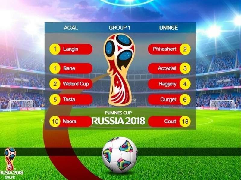 FIFA World Cup draw ceremony with officials selecting teams