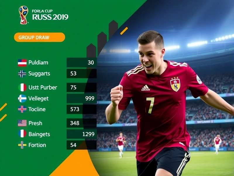 FIFA World Cup Group Draw Ceremony with officials drawing teams