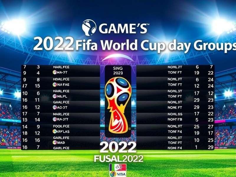 2022 FIFA World Cup Group Stage Draw Ceremony in Qatar