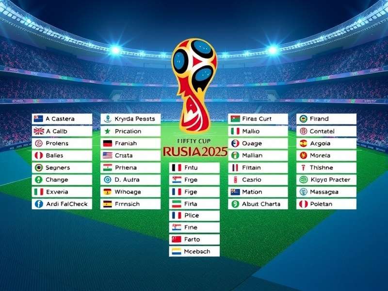 Visual representation of 2025 FIFA Club World Cup group stage draw process and team distribution