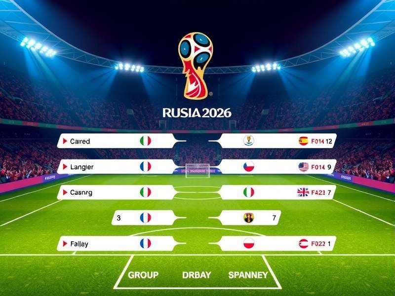 Visual representation of the 2026 FIFA World Cup groups draw ceremony