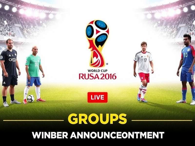 World Cup Groups Announcement Date – Official draw ceremony and group stage reveal