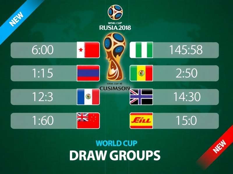 World Cup Draw Groups – Comprehensive analysis of FIFA World Cup group stage draws, fixtures, and team predictions