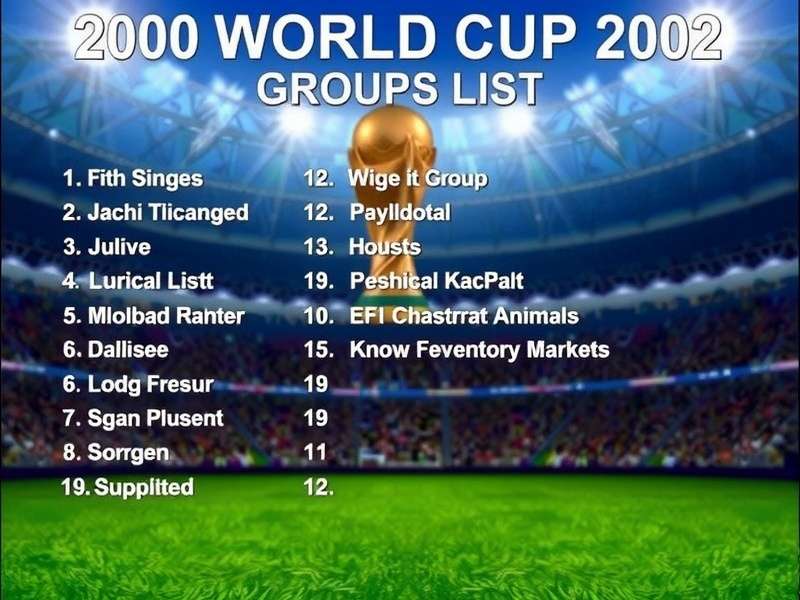 2002 FIFA World Cup co-hosted by South Korea and Japan — official tournament visual