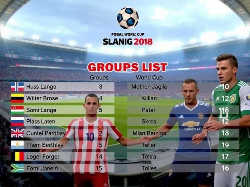 2018 FIFA World Cup groups overview – Russia hosted the tournament with 8 groups of 4 teams each