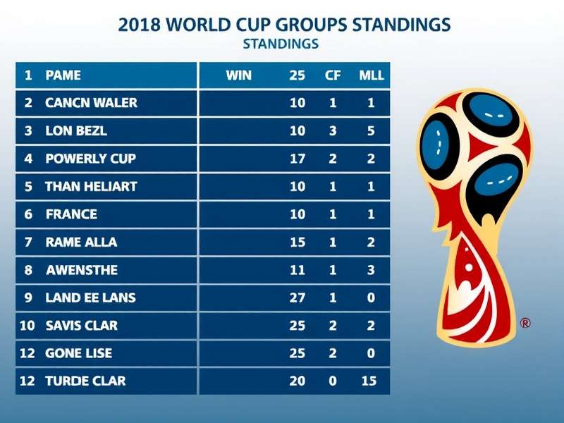 2018 FIFA World Cup Groups Overview – Russia 2018 group stage standings and analysis