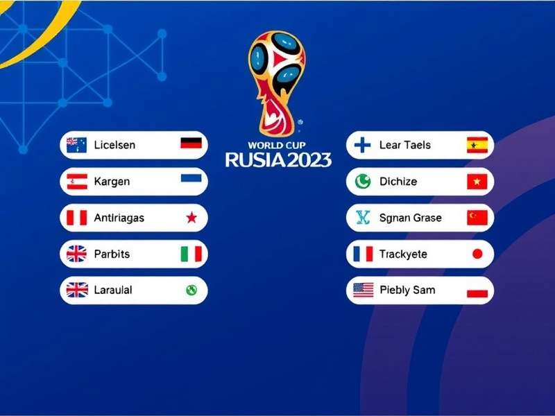 2023 Women's World Cup Groups Draw – Official group stage illustration