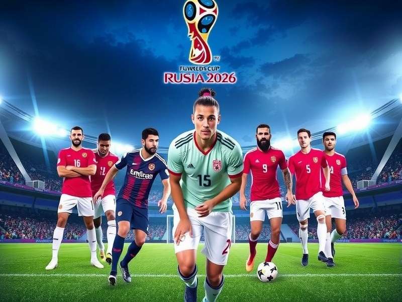 2026 FIFA World Cup Groups – Official tournament logo and host nations representation