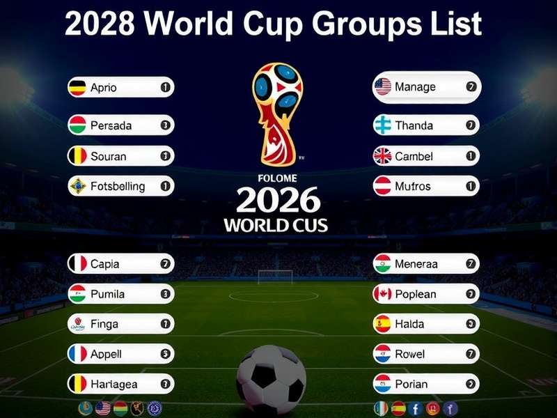 2026 Fifa World Cup Groups List – 16 groups with 48 teams competing for glory
