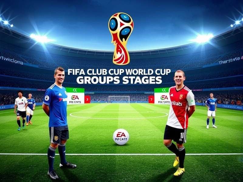 FIFA Club World Cup trophy and stadium atmosphere